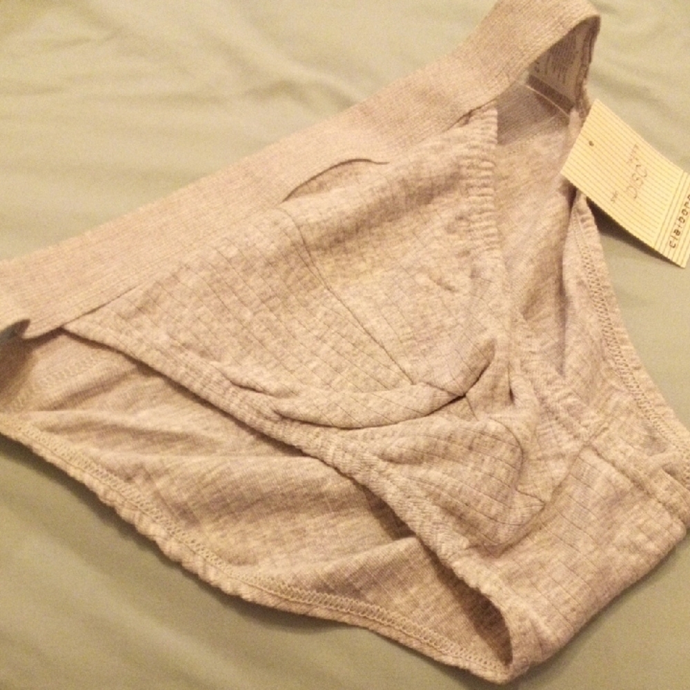 Claiborne Gray and Cream Striped Garment